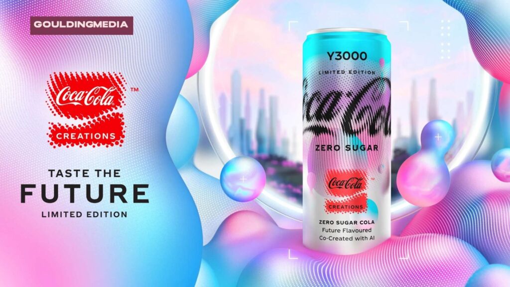 Coca-Cola Y3000 can with futuristic theme