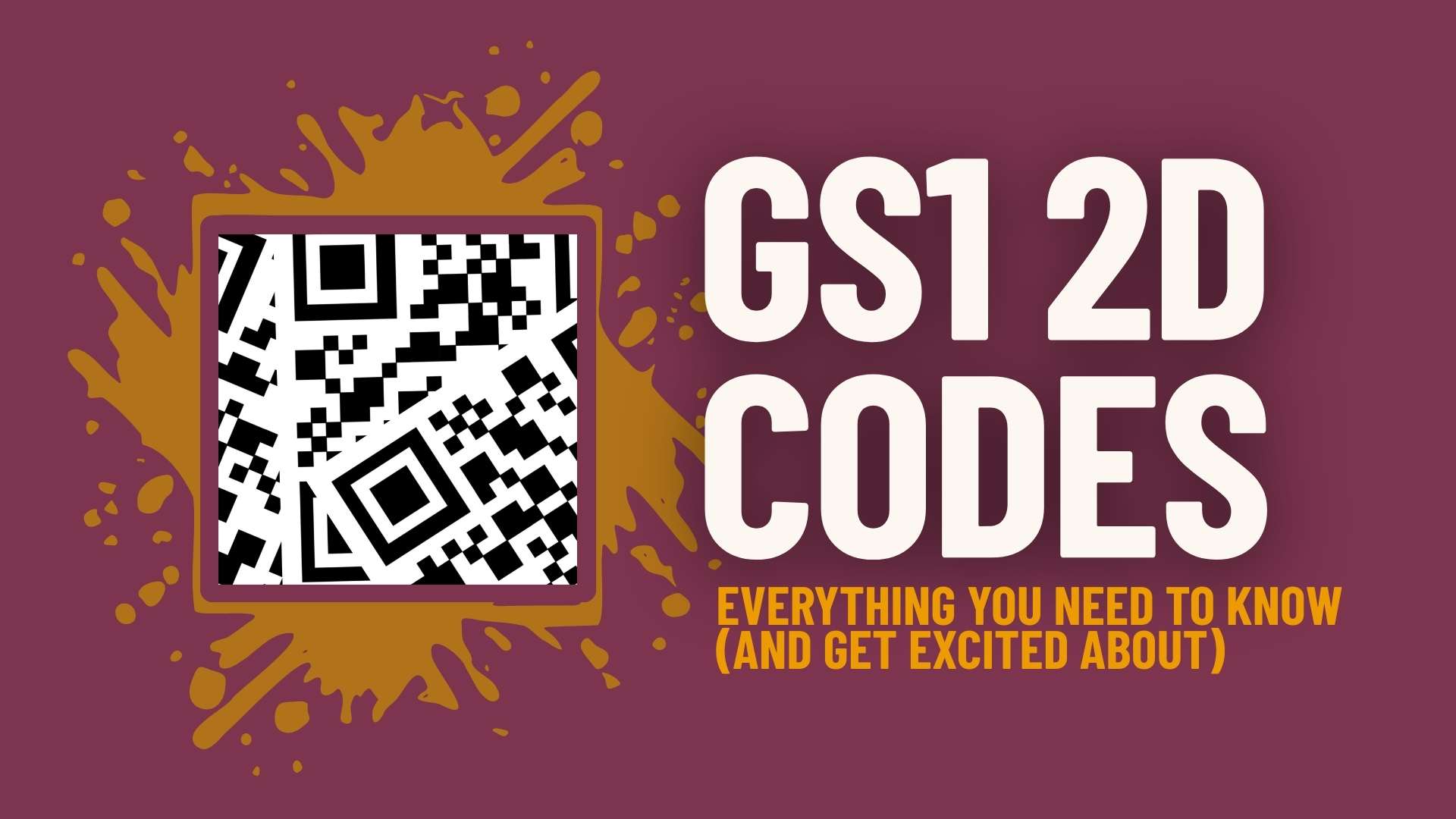 GS1 2D Codes Everything you need to know (and get excited about)