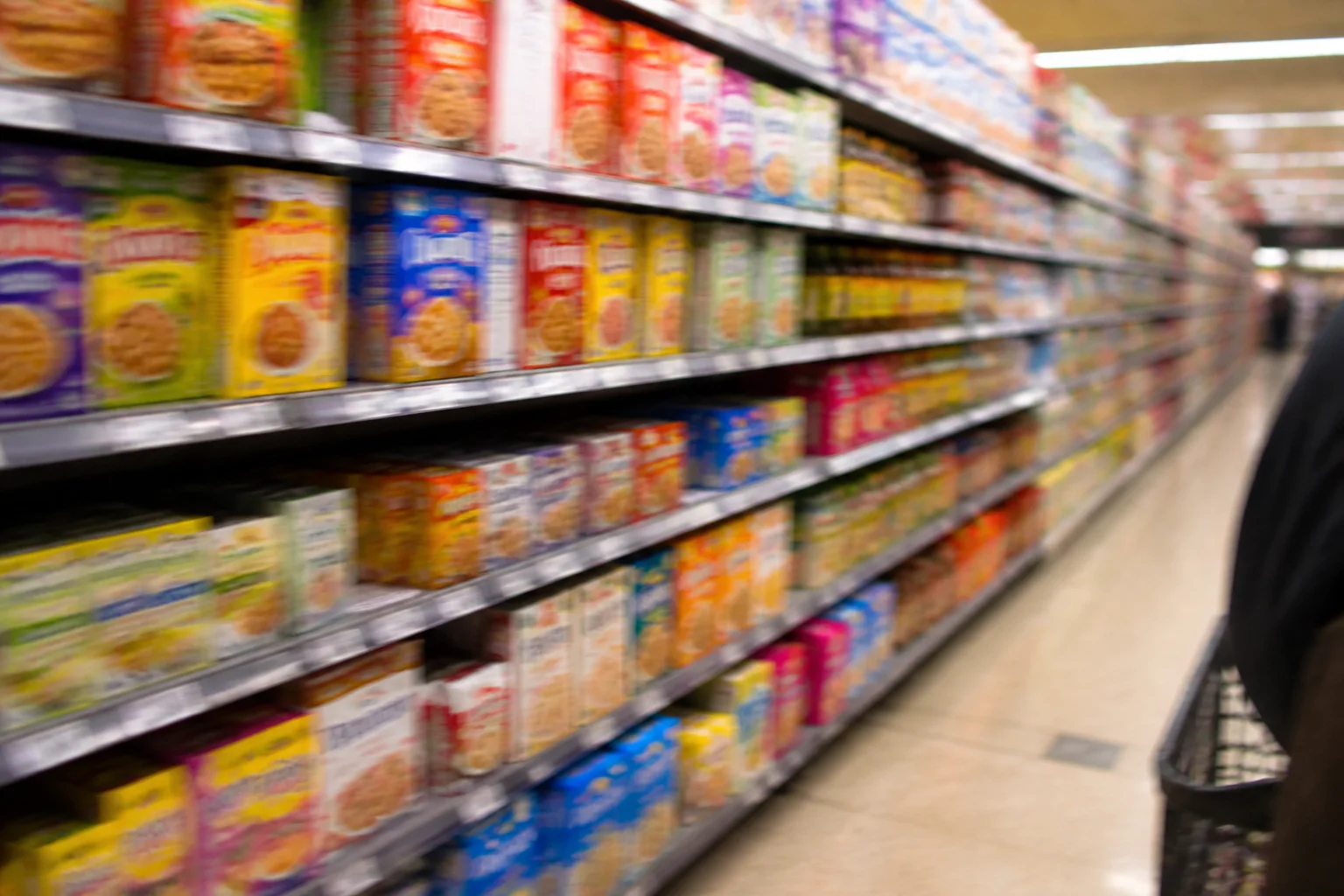 This is how your shelf actually lands in the moment a shopper walks by, before any of your seven front-of-pack elements has a chance to resolve.