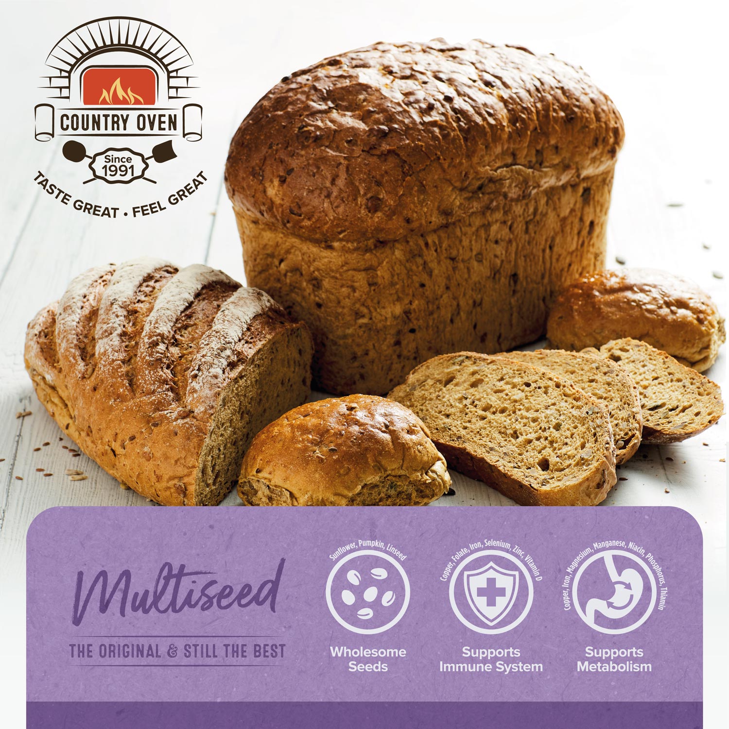 Country Oven Multiseed Bread - the original & best