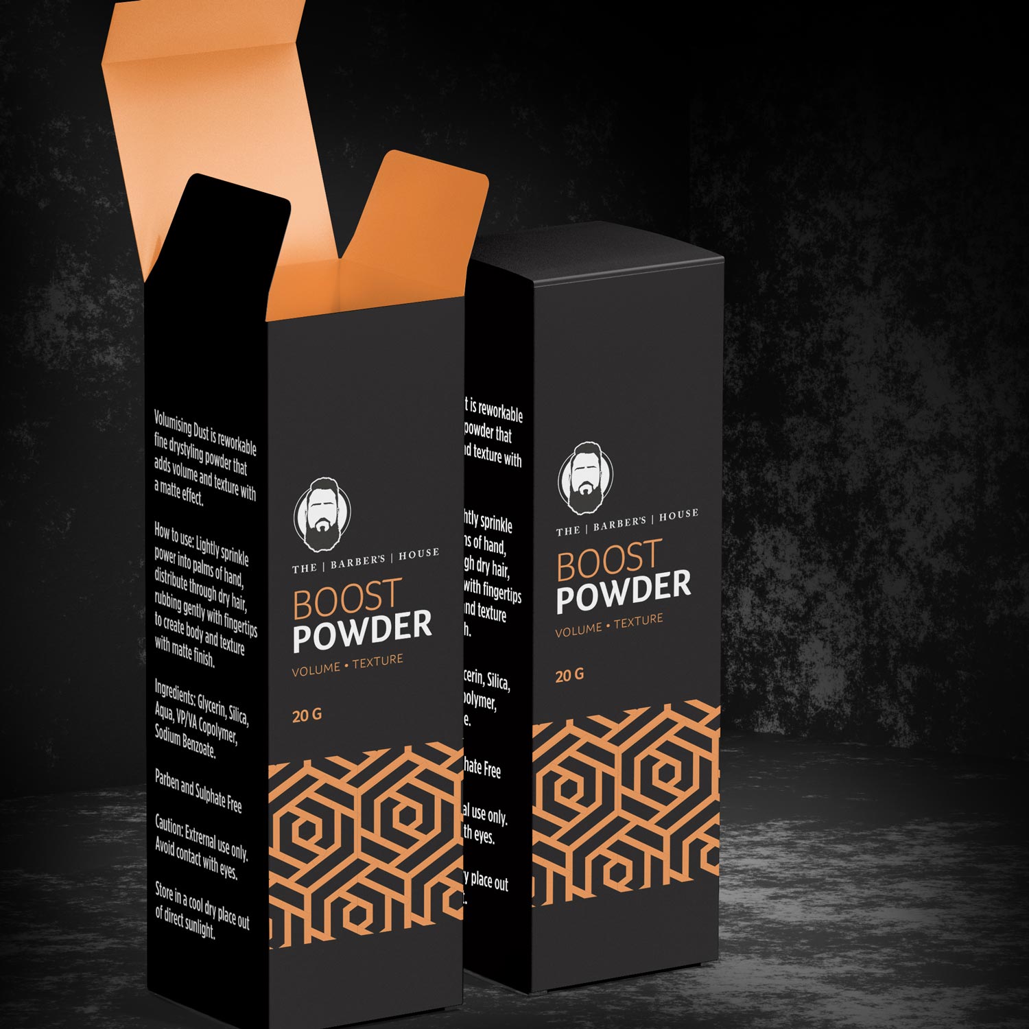 The Barber's House Boost Powder - Luxury hair care range