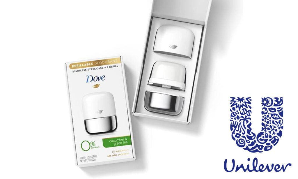 Dove Sustainable Packaging Design by Unilever