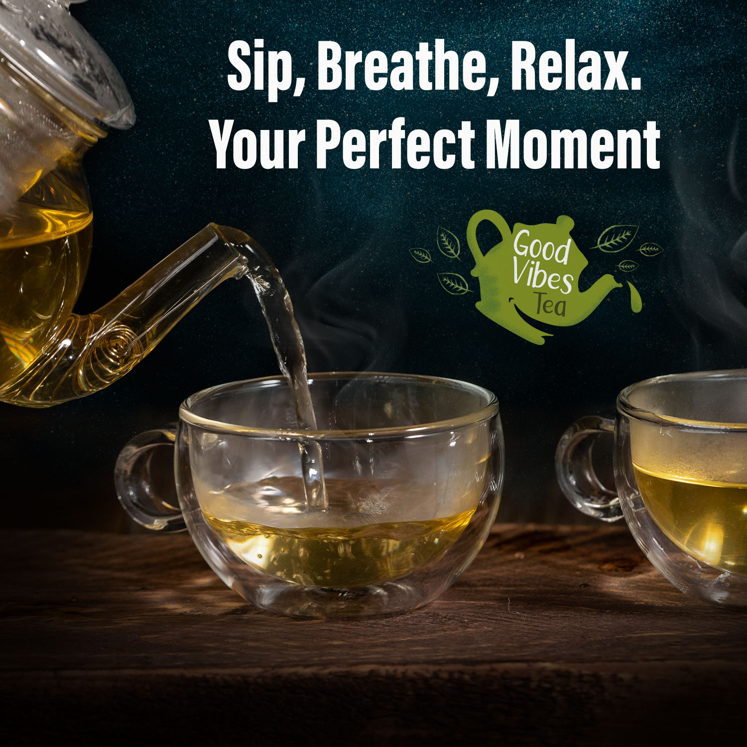 Good Vibes Tea marketing