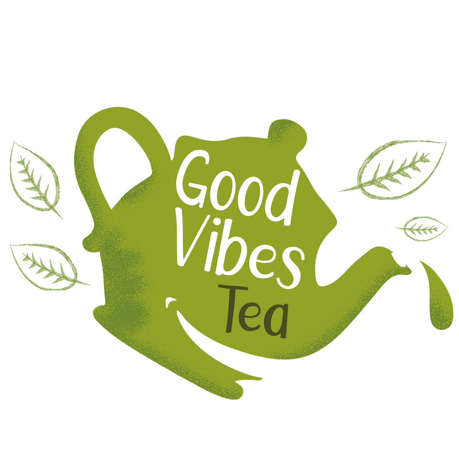 Good Vibes Tea Brandmark sustainable Tea Logo