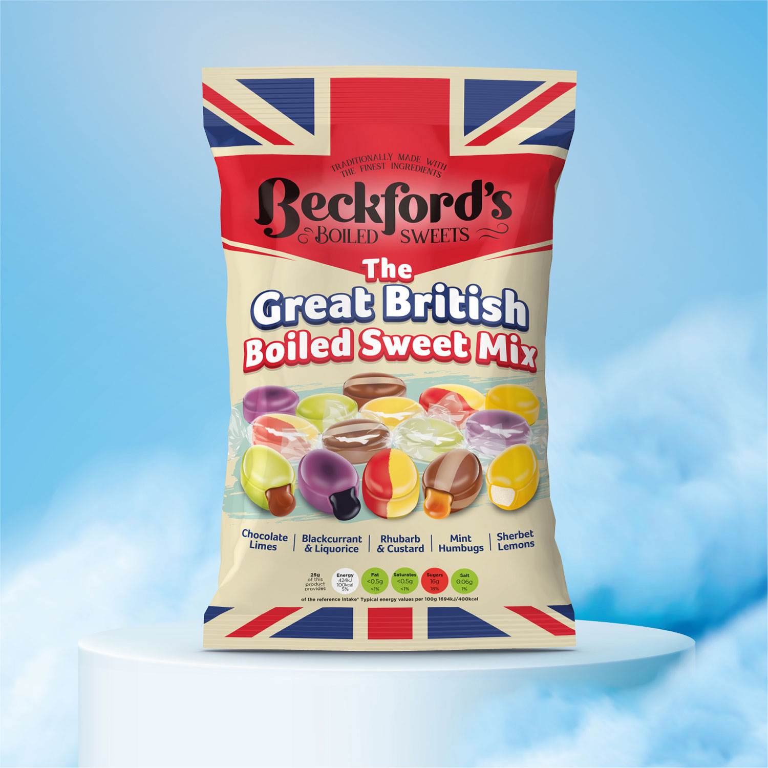 Beckfords Boiled Sweets Packaging Design British-inspired packaging designs